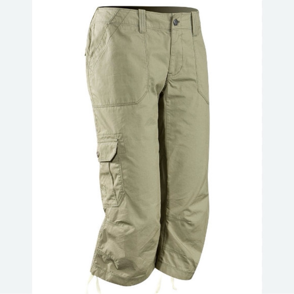 Arc’teryx Witness Cargo Capri, Hiking/Trekking, Olive Green, Size 8